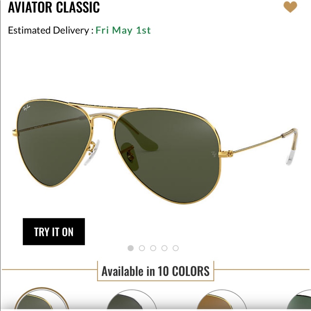 Brand New Aviator Ray Ban Classics